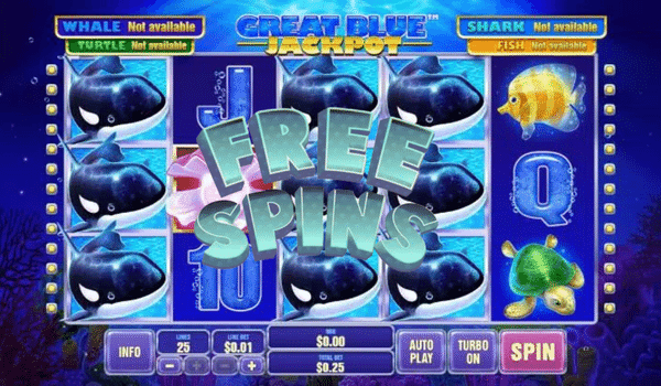 How To Get Unlimited Free Spin In Great Blue Slot